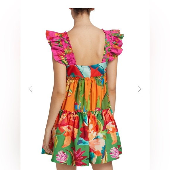 🎉🎉HOST PICK 10.2025🎉🎉 FARM Rio Foliage Mix Mini Dress - Picture 3 of 16